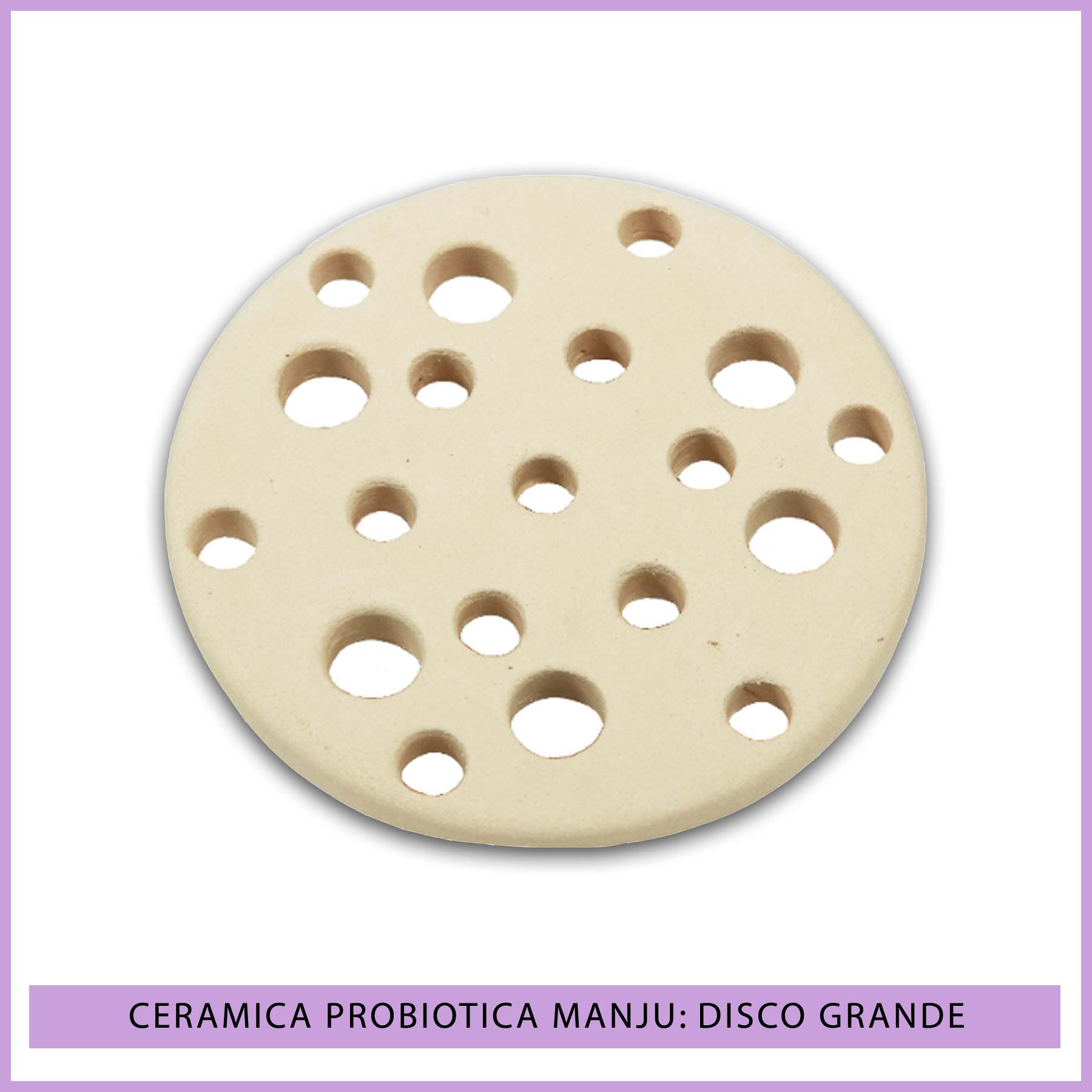 Ceramica probiotica Manju: disco grande