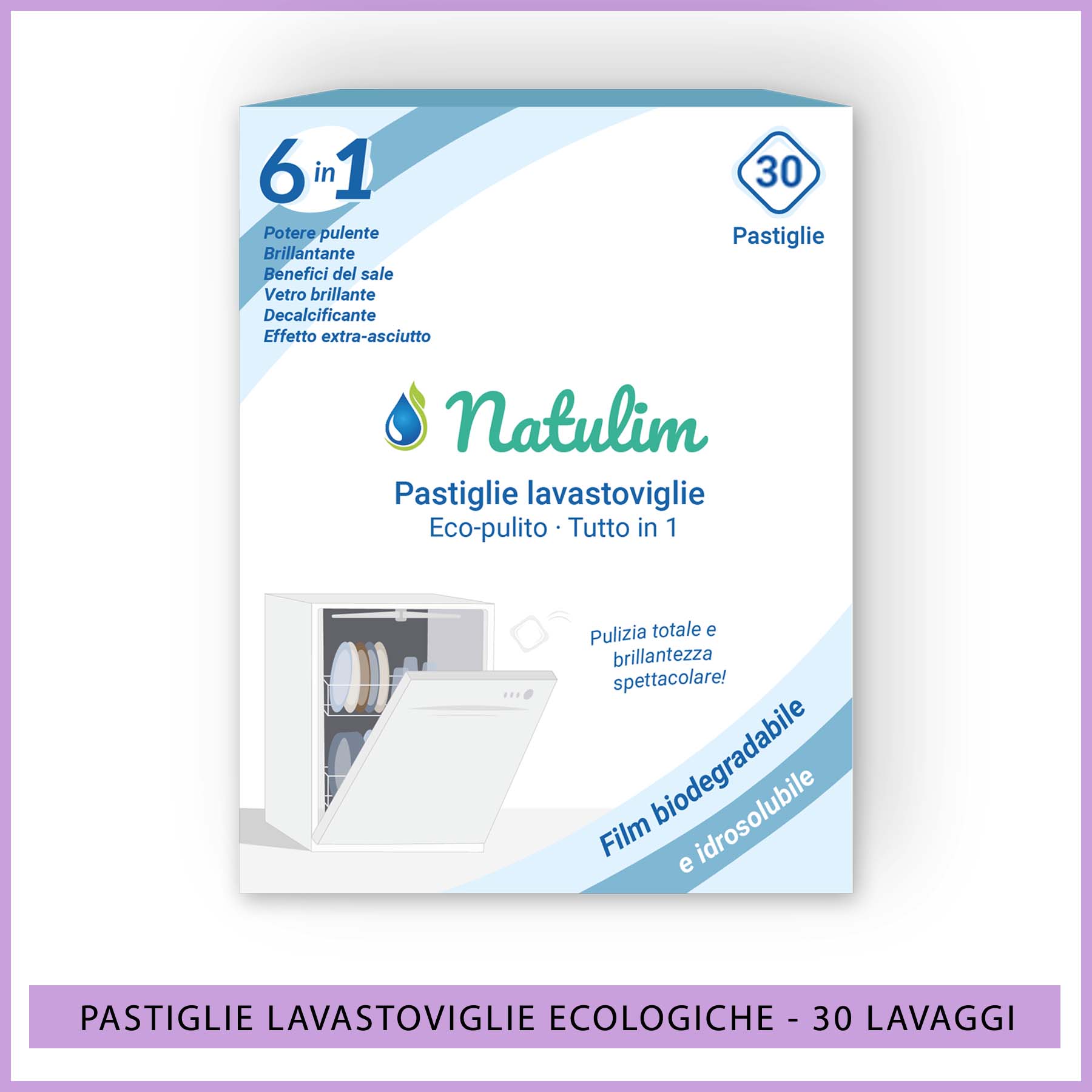 Pastiglie lavastoviglie ecologiche